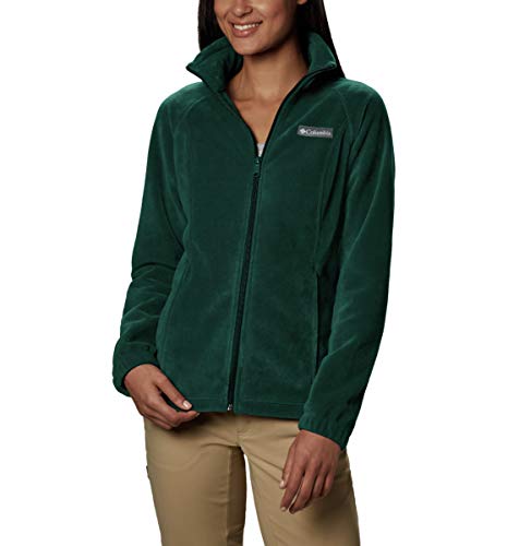 Columbia Women's Benton Springs Fleece Jacket, Dark Ivy, X-Large