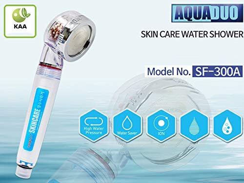 Shower Head with Filiter Skin Care High Pressure Anion primary sediment filters and secondary head filters,high water pressure&anion,rust removal