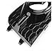 Compatible For Audi A1 8X S-Line 2010-2014 8X0807682B 8X0807681B Honeycomb Hex Fog Lamp Cover, 1 Pair Car Front Bumper Fog Light Grille Grill