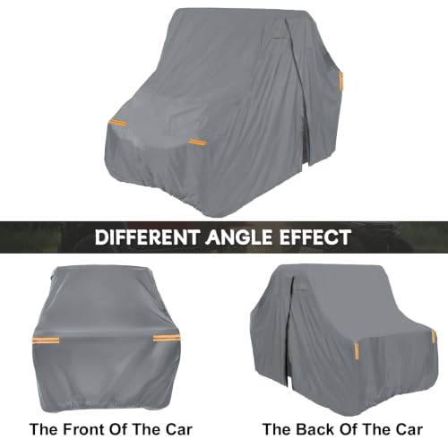 Image of Waterproof UTV Cover Compatible with Polaris Xpedition 5 Seats | 6 Layers All Weather Cover with Air Vents, Door Zipper and Windproof Buckles and Bands for Rain Snow Dust Protection