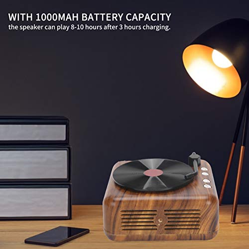 Tourne-Disque avec Haut-parleurs, Mini Tourne-Disque rétro en Vinyle, stéréo Haute définition, Caisson de Basses, capacité de la Batterie 1000mAh - Les Beatles, Paul McCartney, John Lennon, RIngo Starr, George Harrison Tourne-Disque avec Haut-parleurs, Mini Tourne-Disque rétro en Vinyle, stéréo Haute définition, Caisson de Basses, capacité de la Batterie 1000mAh – Image 3