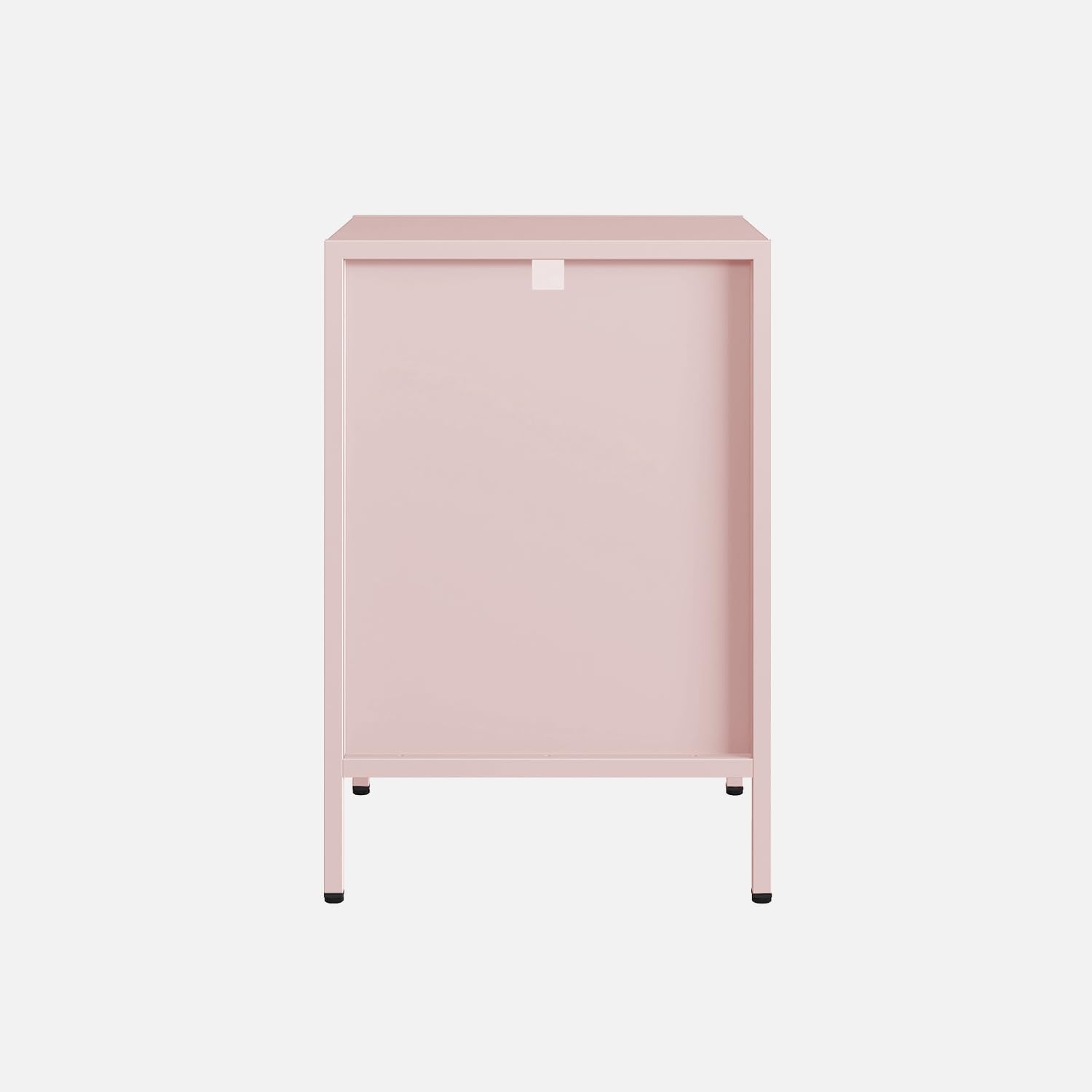 sweeek - Lot de 2 Tables de Chevet. Tables d'appoint en Acier Style Industriel. Rose. L 35 x l 35 x H 52cm