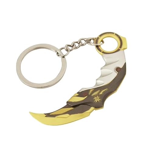 Hotspot Gaming VCT Karambit Champions 2021 Keychain Model Action Figures Game Toys Collection Gift Desk Decoration Backpack Pendant Gift