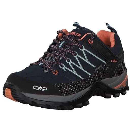 CMP – F.lli Campagnolo Unisex-Kinder Kids Altak Trail Shoe 2.0 Traillaufschuhe, Mehrfarbig (Navy-PINK Fluo-A.Marina 98BD), 32 EU 2 CMP Damen Rigel Low Wmn Shoes Wp Trekking-& Wanderhalbschuhe, Blau (B.Blue-Giada-Peach 92ad), 41 EU