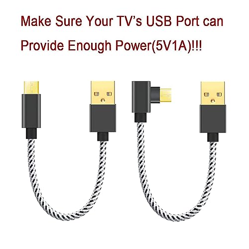 Cabo USB para Fire Stick, adaptador de cabo de alimentação USB para Fire TV Stick Power Streaming TV