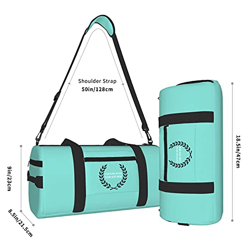 Personalized Sport Duffel Bag Dry Wet Separated Gym Bag Custom Monogrammed Travel Duffel With Name Text Logo #TOP2