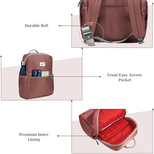 Image of F Gear Cannes 12L Laptop Backpack|Premium, Soft Touch, Lightweight & Durable|Laptop & Tablet Sleeves|3 spacious compartments & 2 Pockets|Ideal for Office, Daily Use & Travel