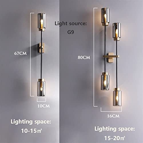 Lámpara de pared creativa interior ideal para salones modernos y pasillos 7
