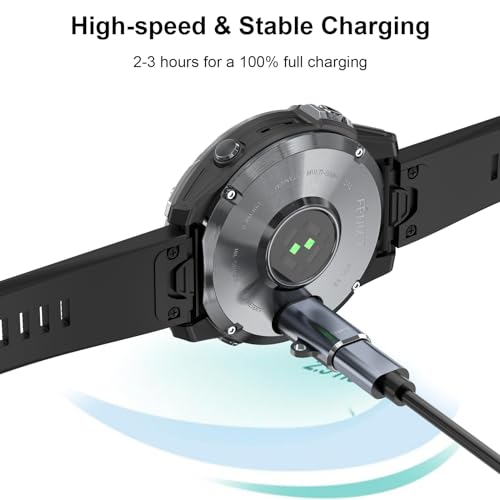 Image of Meliya Charger Type C Adapter for Garmin Watch, USB C Cable Compatible for Garmin Fenix 7 / 7S /7X /6 /6S /6X /5 /5 Plus /5X /5X Plus /5S /5S Plus, Instinct 2 /2S /Tide /Tactical, Forerunner, Vivomove