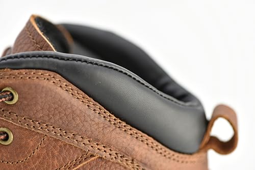 J H Men's Waterproof Steel Toe Work Boots – Anti-Slip TPU Sole, 4-Layer Waterproof, Top-Grain Leather, Memory Foam Insoles…2