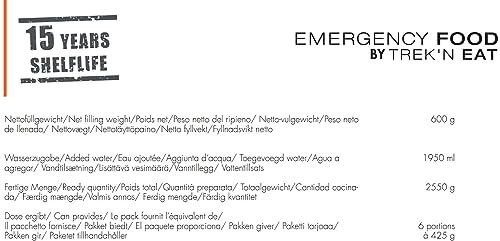 Trek'n Eat Emergency Food Dose 600g Waldpilzragout mit Nudeln – Bild 4