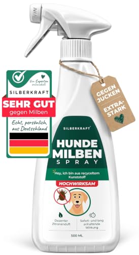 Silberkraft Milbenspray Hunde mit effektiver Sofortwirkung [500 ml]