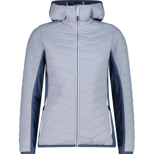Veste hoodie hybride CMP femme respirante et isolante pour le trekking