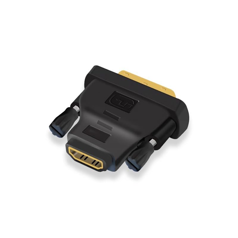 MMOBIEL HDMI to DVI Adapter, Bi-Directional, Male DVI-D Dual Link to Female HDMI, Converter Supports Monitor, PC, TV, Gaming - Image 2