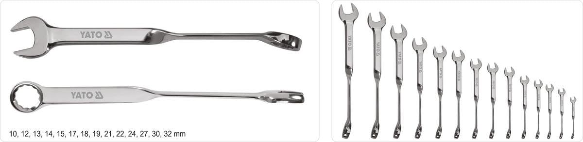 YATO Klucz 14PCS X HANDLE COMBINATION WRENCH SET (YT-01865)