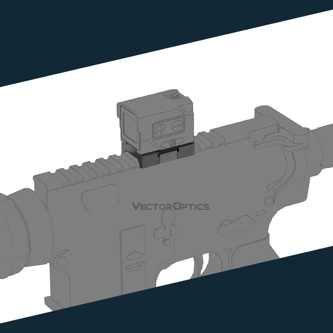 Vector Optics SCFRM-14 - Montaggio con impronta VOD per Weaver, 21 mm, compatibile con Aimpoint Acro)