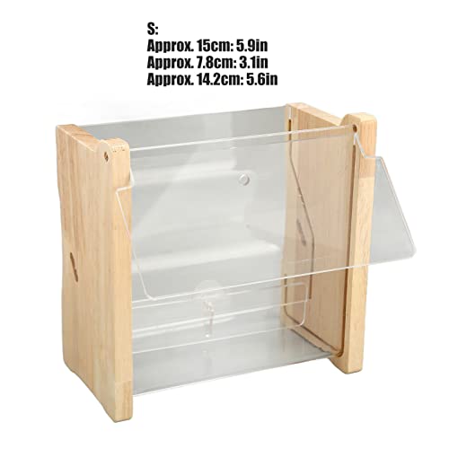 Caixa Automática de Alimentação de Pássaros, Alimentador de Frango Acrílico de Fácil Limpeza Transpa