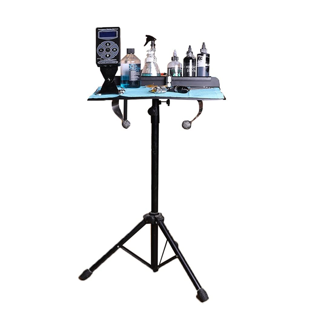 Support D'Accoudoirs De Tatouage Grande Table De Tatouage Mobile Amovible Trépied Réglable Table De Tatouage Professionnelle pour Salon De Beauté Et Studio De Tatouage