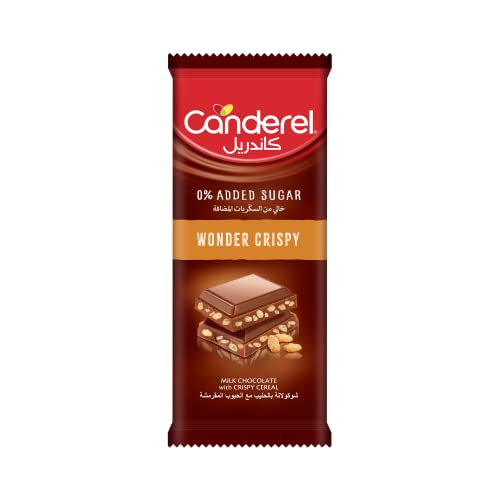 Canderel Crispy Milk Chocolate, 100g
