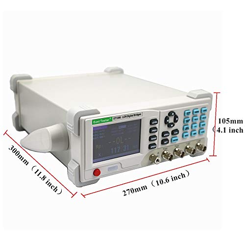 East Tester Digital Bench Lcr Meter Et1090A Capacitance Resistance Inductance Measure Lcr Digital Bridge Accuracy 0.1% 100Hz~10Khz Bandwidth Desktop Digital Lcr Bridge … #TOP1