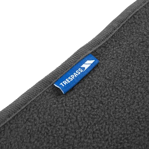 Trespass Uni Snuggles Warme Fleece Decke 120cm X 180cm, Charcoal, Einheitsgröße EU