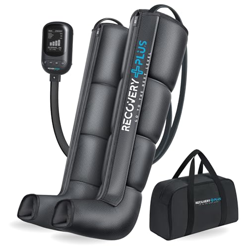 RECOVERY PLUS - Masajeador de piernas para presoterapia en casa. Máquina de presoterapia para casa. Masajeador piernas. Masajeador de pies. (TALLA M)
