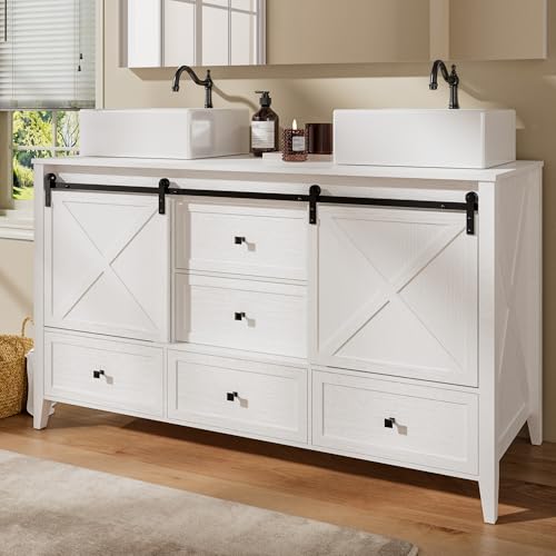 VNN Bathroom Vanity with Sink - 60 Inch Bathroom Vanity
