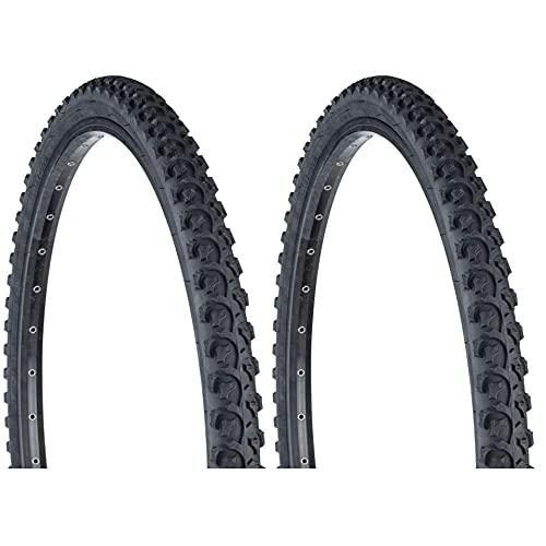 Sunlite Bicycle K831 Alpha Bite Mountain Tires Pair 26X1.95" Black Trail Knobby #TOP25