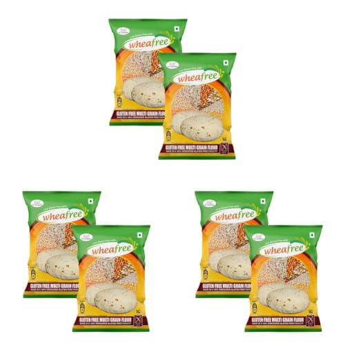 Image of Wheafree Multigrain Gluten Free Flour (Pack of 6-1Kg each) | Soya Free | Lactose Free | Easy to Digest | Suitable for Celiacs | Healthy and Tasty | Vegetarian