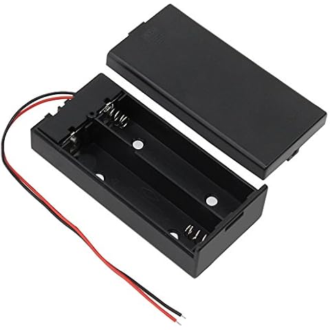 KEESIN 3,7 V 18650 - Caja de almacenamiento de plástico para pilas (4 unidades) Cover