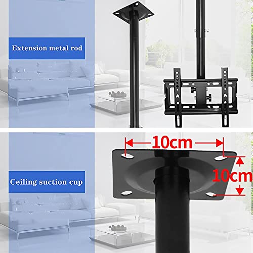 Support mural TV robuste en acier avec fixations VESA multiples - 4