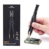 スマートSMDテスター DT71 テスター用スマートデジタルピンセット LCRメーター/ESRメーター デジタルマルチメーター 3分割構造 長時間待機 金メッキピンセットヘッド 全方向スキャン ジェスチャー認識 自動測定 マイクロ信号発生器内蔵