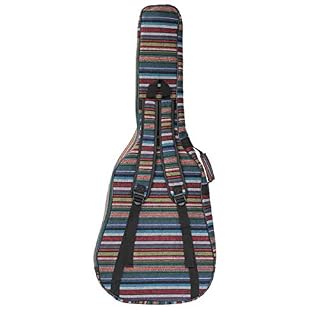 Glenmi Housse pour guitare acoustique bohémienne – Rembourrée en mousse souple – 101 – 104 cm – Sac à dos avec coussin… - Les Beatles, Paul McCartney, John Lennon, RIngo Starr, George Harrison Glenmi Housse pour guitare acoustique bohémienne - Rembourrée en mousse souple - 101 - 104 cm - Sac à dos avec coussin… – Image 2