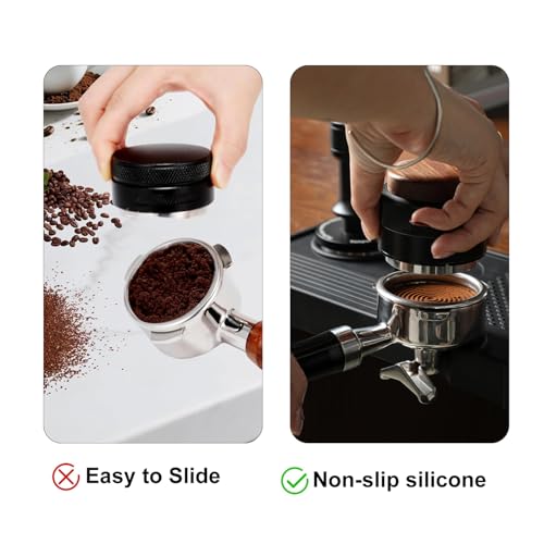 Gcdaxour Silicone Espresso Tamping Mat Coffee Tamper Mat for Counter Non-Slip Heat Resistant Espresso Machines Acceessories for Home Baristas 10.43″×5.71″ by Gcdaxour - Image 6