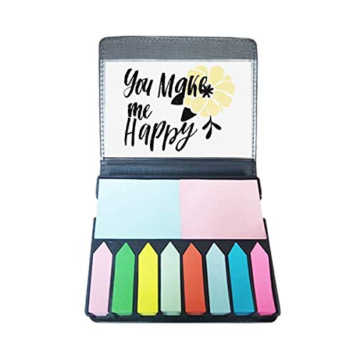 Boîte à marque-page romantique You Make Me Happy pour mot doux