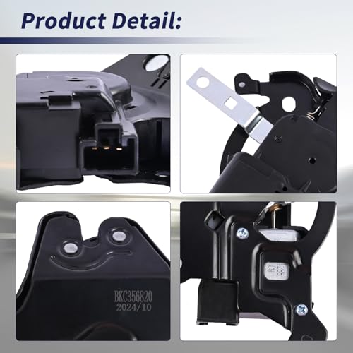 Image of Trunk Latch Rear Deck Lid Lock Actuator BKC3-56-820F Compatible with Mazda 3 Axela Sedan 6 Atenza Sedan 2014 2015 2016 2017 2018 2019 Replace BKC356820F Door Lock Latch Actuator