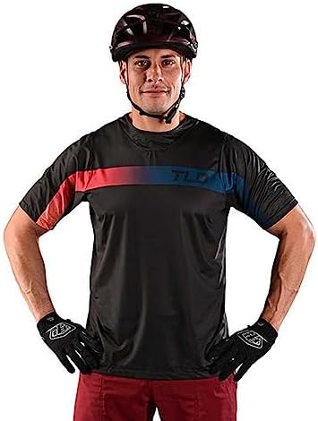 Troy Lee Designs Cycling MTB Bicycle Mountain Bike Jersey Shirt for Men, Skyline SS (Jet Fuel Carbon, S) - Image 2