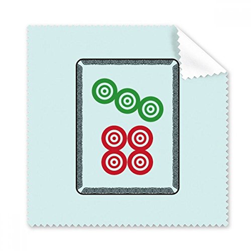 Chiffon de nettoyage pour lunettes en tissu Mahjong aux finitions soignées