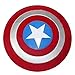 12 inch Captain America Shield Kids Superhero Prop Role Play Toy for Kids Boys Party Cosplay Red,