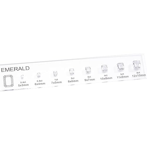 CZ Emerald Cut Stones Kit