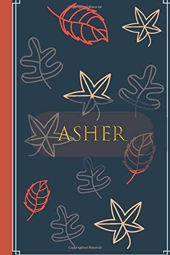 Asher: notebook journal - Asher Personalized Notebook a Beautiful 120 lined pages, 6” x 9” Notebook: Asher notebook journal