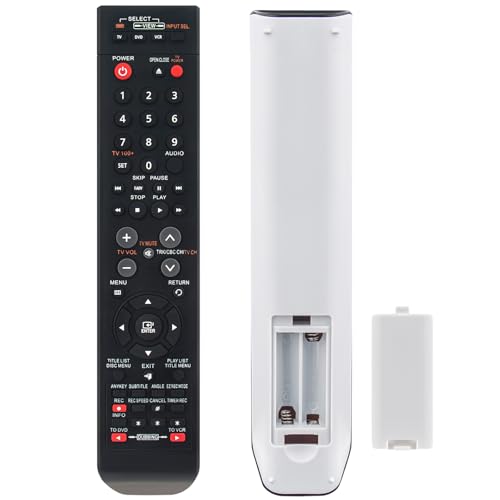 AK59-00084C Télécommande remplacée Convient pour Samsung DVD Player DVD-VR370 DVD-VR375 DVD-VR370A DVDVR375, DVDVR375A, AK5900084A