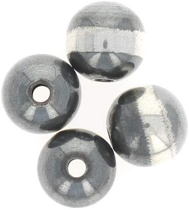 Navajo Pearls, 10mm, 10pcs, Sterling 