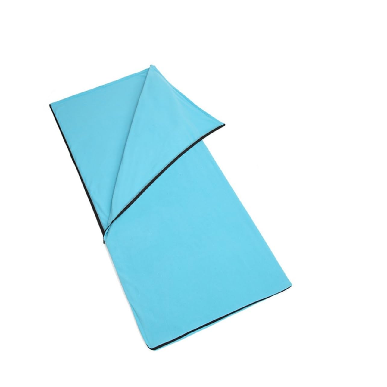 HEMOTON Camping Fleece Lined Durable for Outdoor Hiking with Storage Bag for Camping Home Use Guests Sky Blue