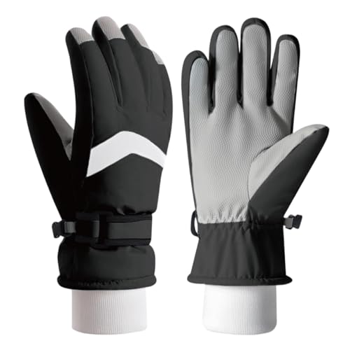 JEELAD Kids Ski Gloves, Warm Winter Snow Gloves for Boys Girls