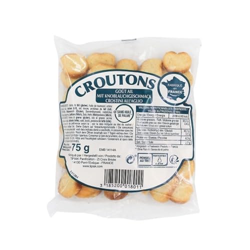 Agidra - Agidra Croûtons goût ail - Sachet 75g