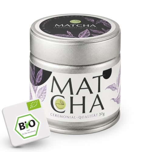 Twentee Ceremonial Grade Bio Matcha 30g, Premium Matcha Pulver aus Japan (Kagoshima), 100% Natürlich Grüntee Pulver, Traditionelle…