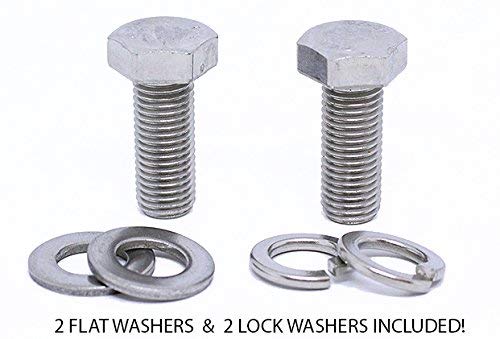 (2pcs) BelMetric M12X1.5X30 A2-70 Stainlesss Steel Metric Fine Threaded Hex Tap Bolts DIN 961 for Automobiles, Motorcycles and Watercraft, Washers Included BR12X1.5X30SS