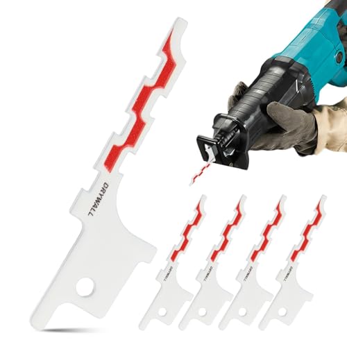 5 Pcs 48-00-1640 for Milwauke Electric Tool Drywall Reciprocating Saw Blade - Blunt Point Design, Replacement Blade for Sawzall Drywall Access,Saw Blades