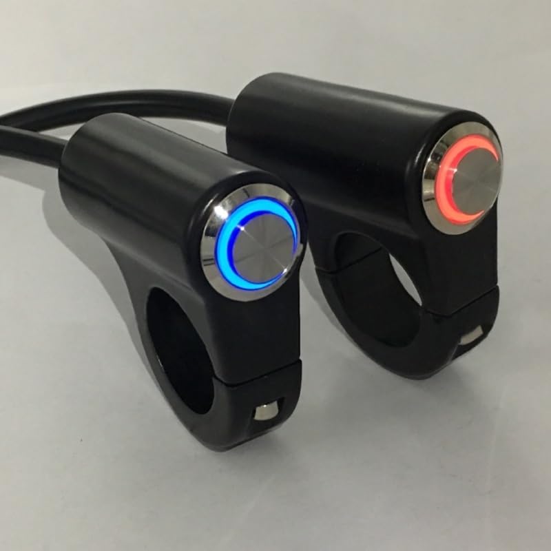 Interruptor de manillar de moto de 12V para focos adicionales 2